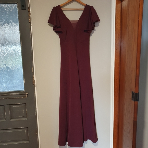 Birdy Grey Cabernet Bridesmaid Dress - Picture 3 of 5